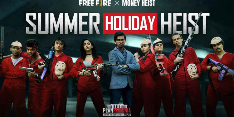 Puncak Event Kolaborasi Free Fire x Money Heist akan Datang Besok