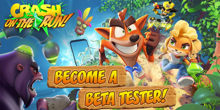 Crash: On the Run Merekrut Beta Tester