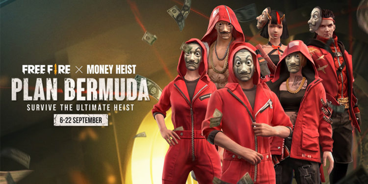 Free Fire x Money Heist Event Telah Dimulai dan Berlangsung Selama September