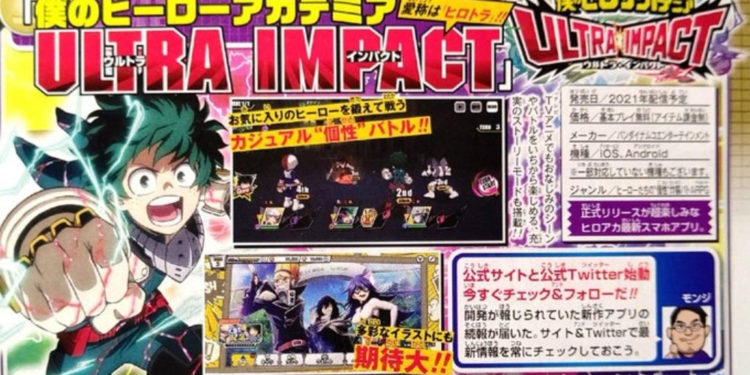 My Hero Academia: Ultra Impact Diumumkan untuk iOS dan Android