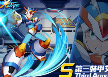 Gunakan Third Armor X Dengan Sistem Kartu Baru di ROCKMAN x DiVE