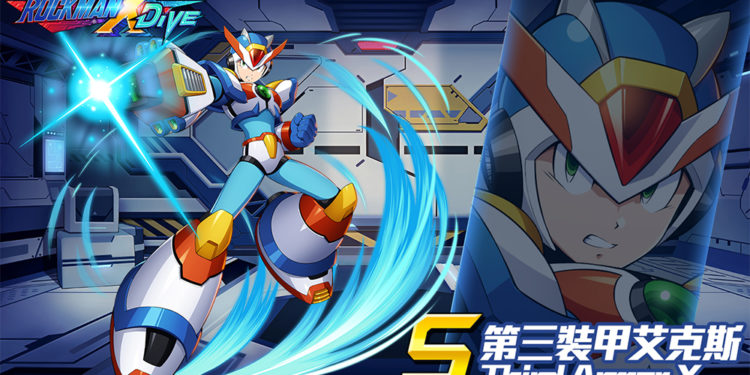 Gunakan Third Armor X Dengan Sistem Kartu Baru di ROCKMAN x DiVE