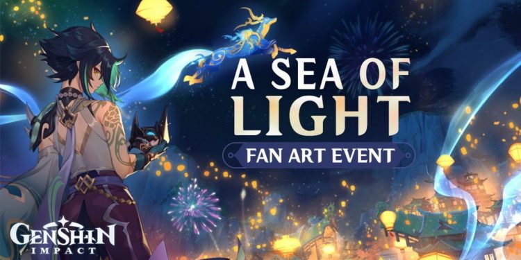 Menginformasikan kalau Mihoyo akan mengadakan kontes Fan Art Genshin Impact terbaru yang siap membagikan hadiah hingga puluhan ribu Primogem