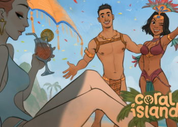 Menginformasikan kalau pendanaan game Indonesia - Coral Island telah sukses menembus USD 1 juta di Kickstarter