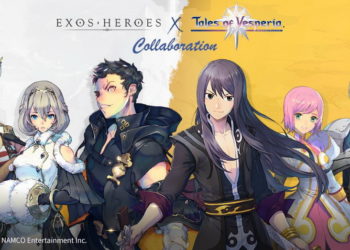 Menginformasikan kalau kolaborasi terbaru Exos Heroes dengan JRPG populer Tales of Vesperia akan diadakan sampai tanggal 10 Maret mendatang
