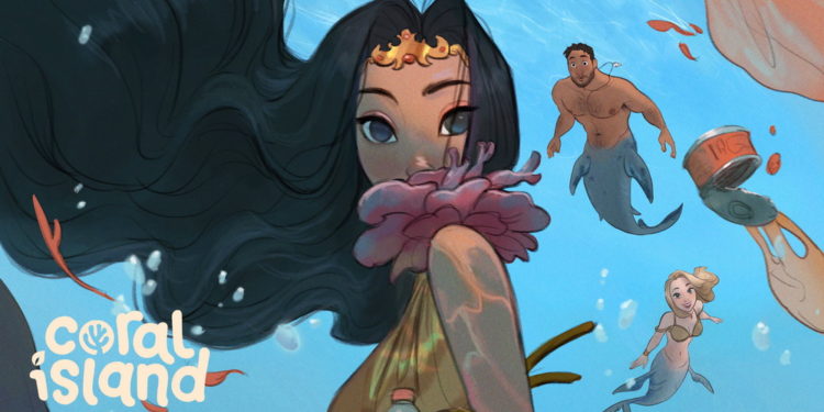 Menginformasikan kalau pendanaan Coral Island telah menembus USD 1.6 juta dan berhasil mencapai semua targetnya di Kickstarter