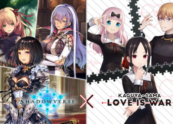 Game card battle populer Shadowverse telah resmi memulai event kolaborasi barunya dengan anime Kaguya-sama: Love is War