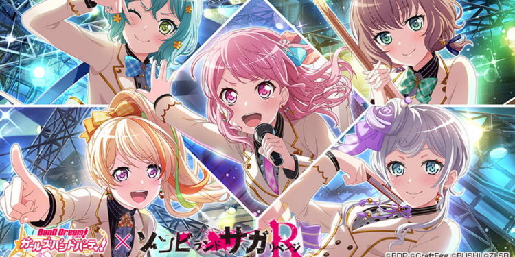 BanG Dream! Girls Band Party! baru saja mengadakan kolaborasi dengan anime Zombieland Saga: Revenge