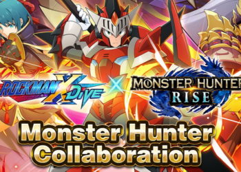 MEGA MAN X DiVE Umumkan Kolaborasi Seru dengan Monster Hunter Rise