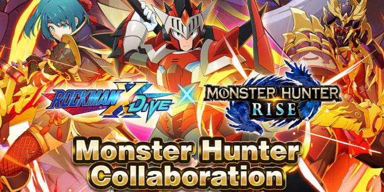 MEGA MAN X DiVE Umumkan Kolaborasi Seru dengan Monster Hunter Rise