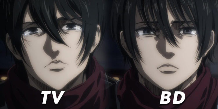 Anime Attack on Titan dapatkan berbagai perbaikin pada versi blu-ray.