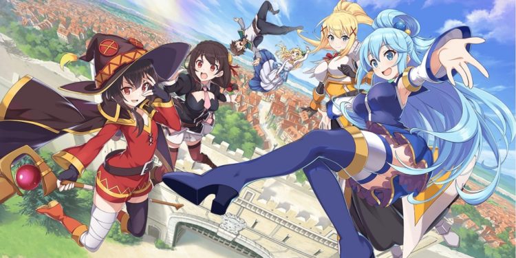 Konosuba Fantastic Days versi global sudah buka tahap pra-registrasi.
