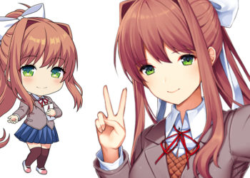 Ketua klub literatur dari game visual novel DDLC ini akhirnya dapat figure nendoroidnya sendiri
