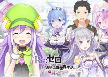 DMM Games akhirnya telah resmi merilis game baru Re:Zero - The Forbidden Book & Mysterious Spirit via browser