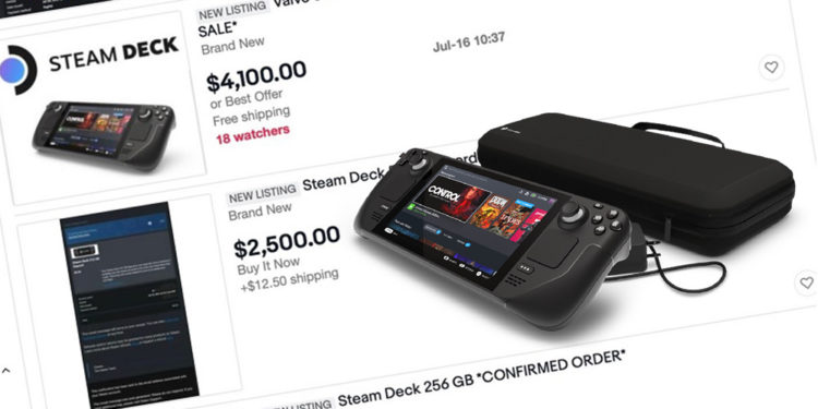 Baru saja diumumkan, para penimbun sudah mulai bersiap untuk menjual Steam Deck dengan harga tinggi.