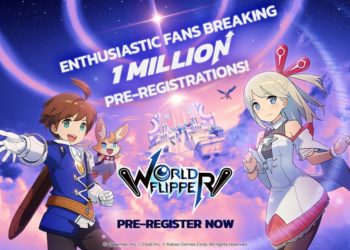 World Flipper versi global mampu menggaet 1 juta pemain yang melakukan pra-registrasi.