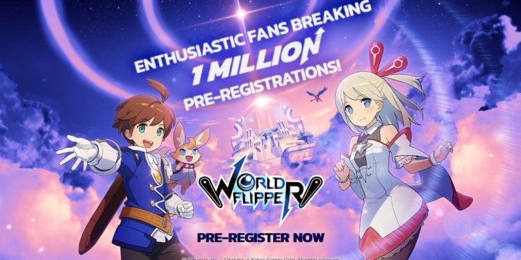 World Flipper versi global mampu menggaet 1 juta pemain yang melakukan pra-registrasi.