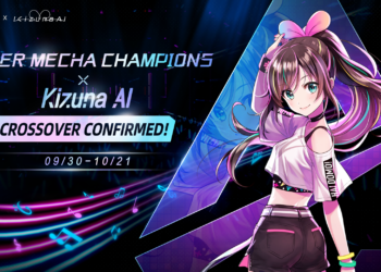 Super Mecha Champions resmi memulai kolaborasi menarik dengan Kizuna Ai