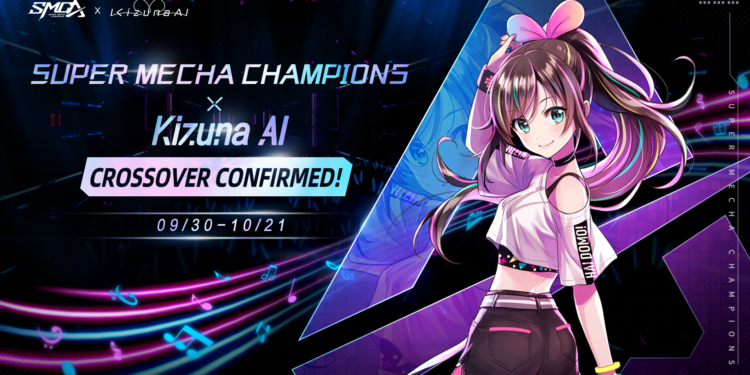 Super Mecha Champions resmi memulai kolaborasi menarik dengan Kizuna Ai