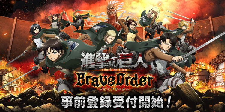 Enish telah membuka akses pra-registrasi untuk game mobile RPG baru - Attack on Titan: Brave Order