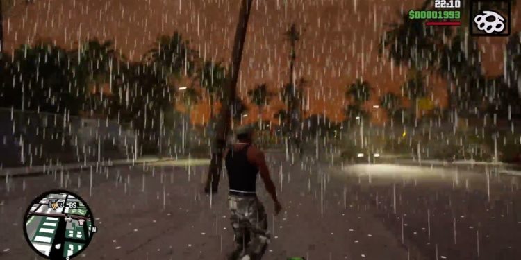 Contoh yang paling kerasa adalah efek hujan yang berasa seperti serpihan kaca yang jatuh di GTA: San Andreas versi remaster.