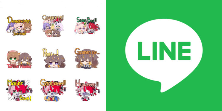 Hololive Indonesia sudah mendapat keluaran set sticker LINE resmi yang langsung bisa dibeli mulai hari ini