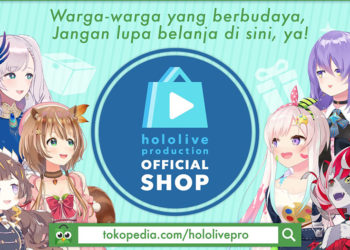 Corp membuka toko online resmi yang dikelola langsung oleh agensi dari hololive Production tepatnya melalui situs jual beli Tokopedia.