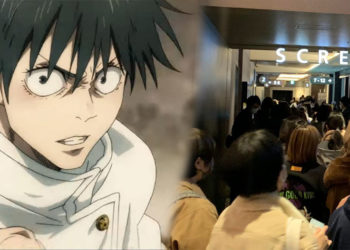 Sekitar 15.000 orang rela mengantri tengah malam demi nonton film Jujutsu Kaisen tersebih lebih dahulu di 28 bioskop di Jepang.