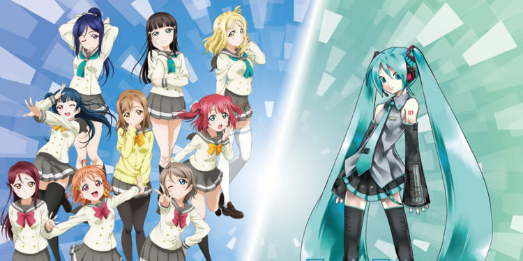 Telah diumumkan kolaborasi antara Love Live Sunshine dan juga Hatsune Miku. Kolaborasi tersebut mencakup lagu dan juga animation music video.