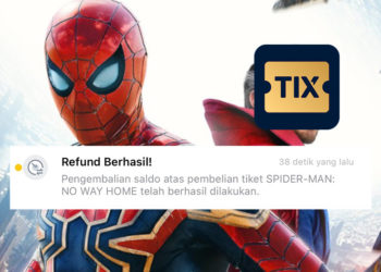 Antusiasme yang tinggi mengenai movie Spider-Man: No Way Home tersebut harus dicederai dengan kesalahan yang cukup fatal dari TIX ID.
