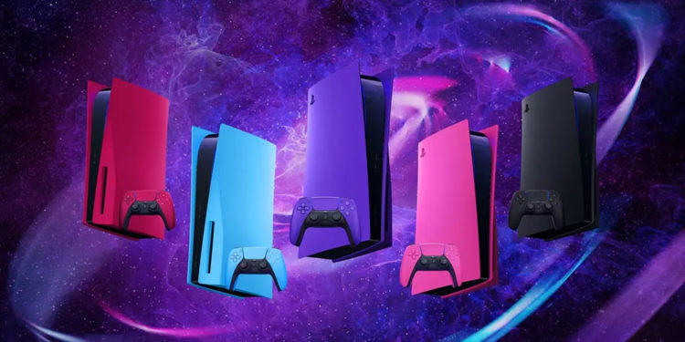 Sony akan resmi memasarkan cover PlayStation 5 dengan pilihan tema warna galaksi pada kuartal pertama 2022