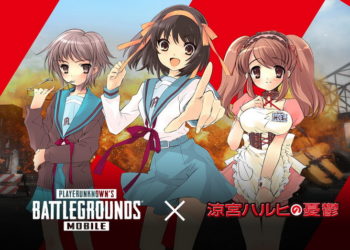 Game battle royale PUBG Mobile versi Jepang kedatangan kolaborasi baru dengan Haruhi Suzumiya yang membawa banyak konten eksklusif