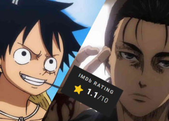 Fans One Piece dan Attack on Titan saling melakukan review bomb untuk berbagai episode terbaru yang tayang di situs IMDb.