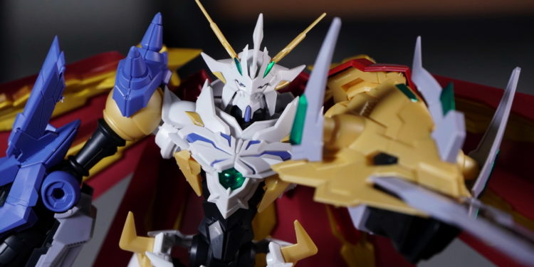 Rangkuman unboxing singkat untuk model kit Omegamon X-Antibody versi Figure-rise Standard yang sudah mulai aktif dipasarkan Bandai