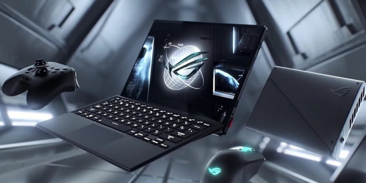 ASUS ROG Flow Z13 tampil sebagai salah satu produk paling mencolok yang ASUS pamerkan di ajang CES 2022