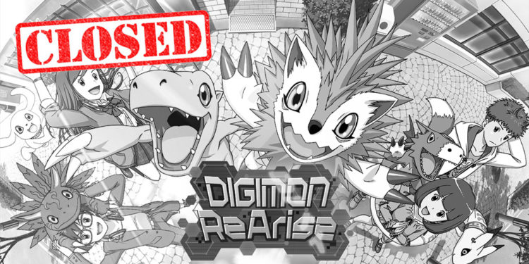 Bandai Namco telah resmi mengumumkan bahwa Digimon ReArise akan dimatikan pada 20 April mendatang.