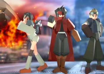 Final Fantasy VII The First Soldier akhirnya kembali menambahkan skin versi jadul untuk karakter Yuffie, Vincent, Cid dan Sephiroth