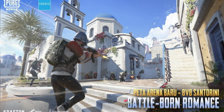 PUBG Mobile baru saja kedatangan mode Team Deathmatch 8v8 terbaru yang mengambil setting di map kepulauan indah Santorino