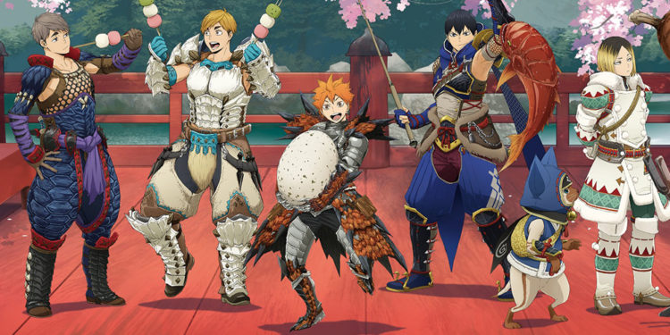 Anime Haikyu!! Umumkan Kolaborasi Spesial dengan Monster Hunter Rise