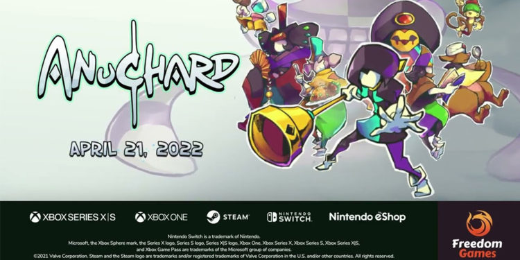 stellarNull telah resmi mengumumkan bahwa Anuchard akan rilis untuk PC melalui Steam serta Epic Games Store, dan juga konsol Xbox dan Switch.