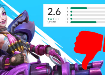 Tuntutan baru yang diajukan Riot ke Moonton berdampak ke rating League of Legends: Wild Rift yang turun drastis karena review bomb