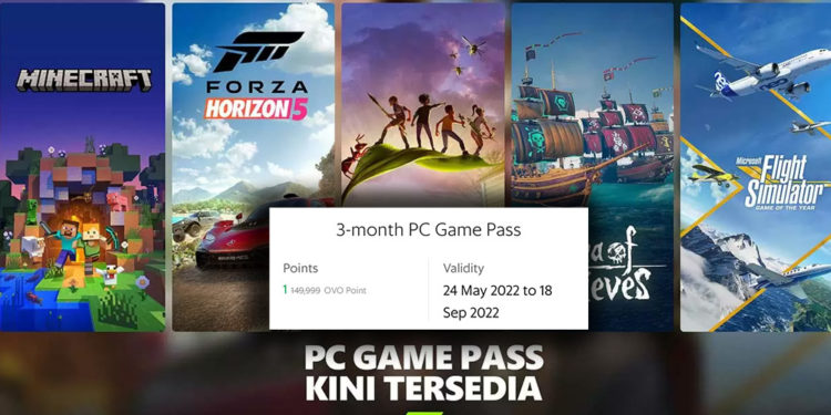 Microsoft telah bekerjasama dengan Grab di Indonesia untuk memberikan promosi langganan PC Game Pass hanya 1 rupiah untuk 3 bulan.