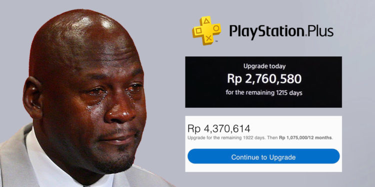 Para penimbun PlayStation Plus harus membayar mahal untuk bisa melakukan upgrade sesuai dengan durasi langganan mereka
