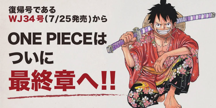 Eiichiro Oda memastikan kalau manga One Piece akan istirahat selama satu bulan untuk menyiapkan final arc atau bagian akhir dari ceritanya.