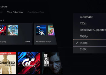 Salah satu update yang paling menarik adalah membawa dukungan resolusi 1440p di PlayStation 5 untuk monitor maupun TV.