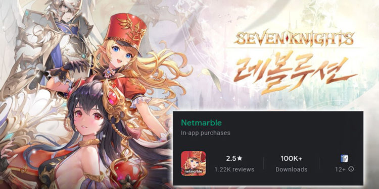 Seven Knights Revolution mendapatkan review dan rating buruk di Google Play pada awal rilis dimana game tersebut mendapatkan rating 2.5.