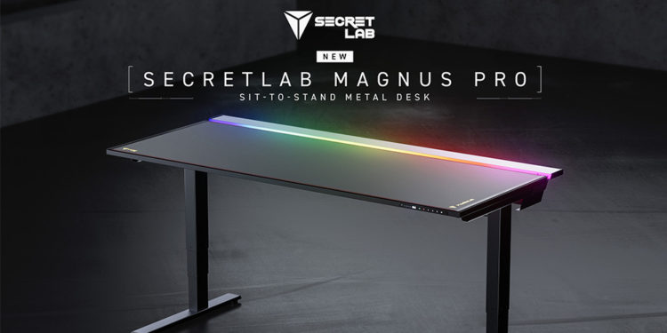 Secretlab akhirnya mengumumkan meja gaming terbarunya - MAGNUS Pro Sit-to-Stand Metal Desk yang cukup solid dengan berbagai fitur menarik.