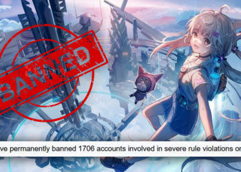 Tower of Fantasy versi global telah mengumumkan kalau mereka telah melakukan ban massal terhadap 1,706 cheater sekaligus.