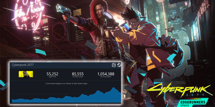 Cyberpunk 2077 mendapatkan 85 ribu pemain pada 18 September. Angkanya naik berkali-kali lipat yang biasanya memiliki sekitar 20 ribu pemain