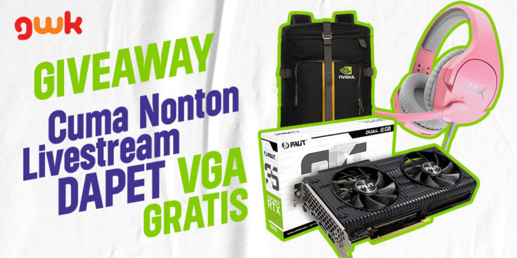 GamerWK kembali mengadakan giveaway baru yang kali ini didukung kerjasama dengan NVIDIA dalam menyambung ajang GTC 2022.